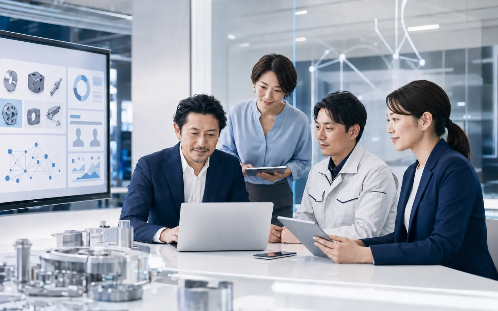 宇部市の産業・技術・教育医療とデジタル発信を表現したWEB制作イメージ